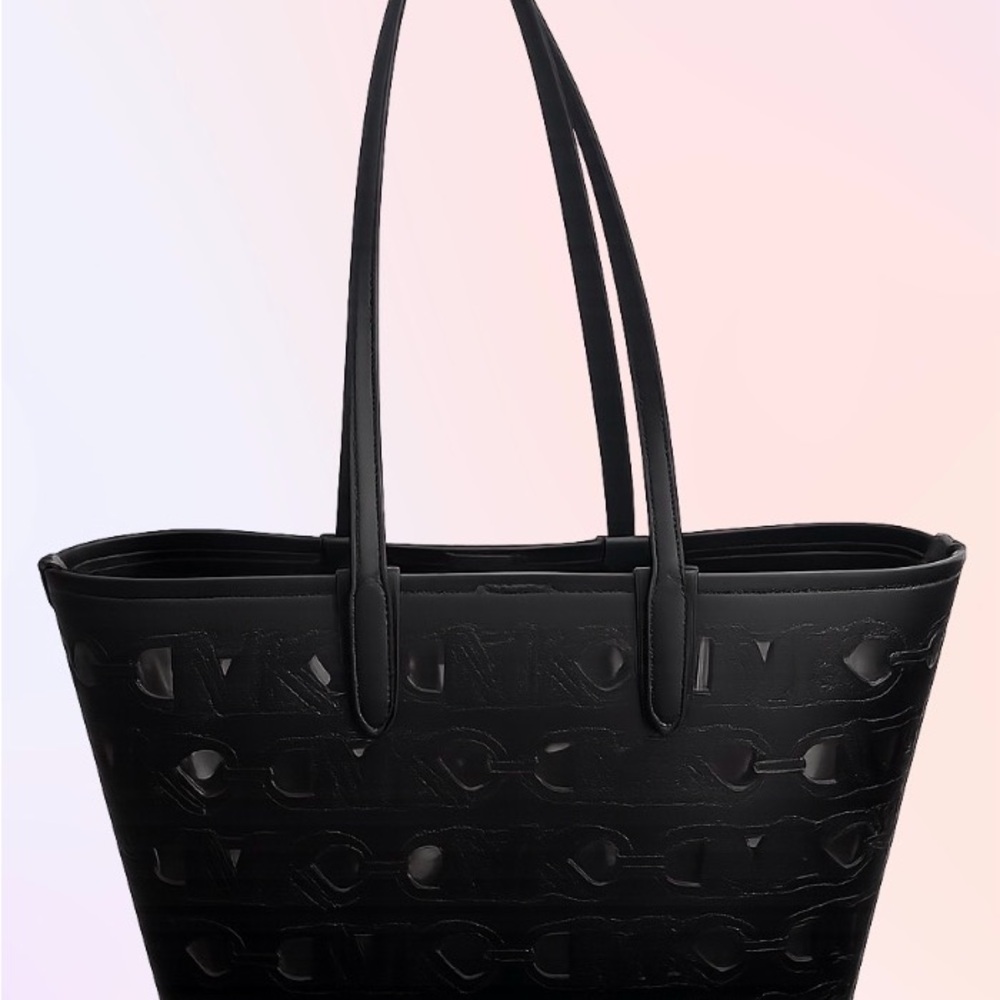Elegant Black Tote Bag MK